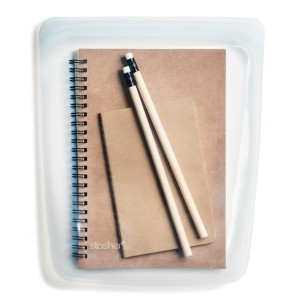 Wielorazowa duża torba Stasher Half Gallon Bags - clear