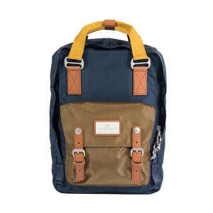 Plecak codzienny Doughnut Macaroon Glossy Blocking - navy / khaki