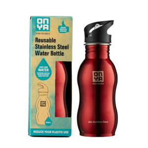 Butelka na wodę Stainless Steel Drink Bottle 500 ml Onya - red