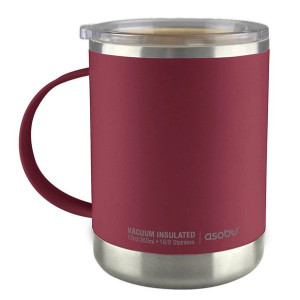 Kubek termiczny  z uchwytem Ultimate 360 ml Asobu - burgundy