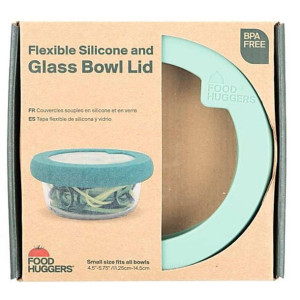 Silikonowo-szklana pokrywka wielofunkcyjna mała S Food Huggers - gradual gr