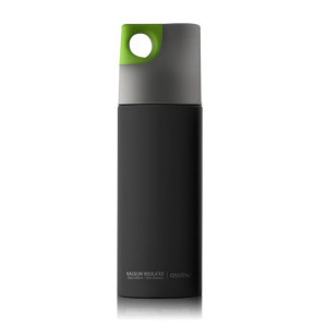 Butelka termiczna / bidon Asobu Le Canale 470 ml  - black / lime
