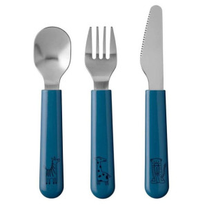 Sztućce dziecięce 3 szt. Mio Mepal - deep blue