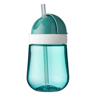 Kubek ze słomką 300 ml Mio Mepal - deep turquoise