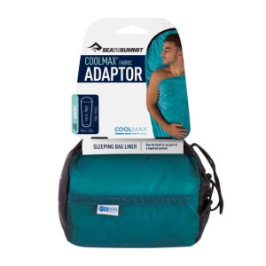 Wkładka do śpiwora Coolmax Adaptor Mummy Sea to Summit - aqua