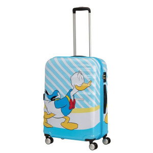 Walizka średnia American Tourister Wavebreaker Disney - Donald blue kiss