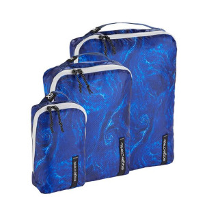 Zestaw 3 pokrowców Eagle Creek Isolate Cube Set XS/S/M - ocean currents