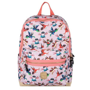 Plecak szkolny Pick & Pack Birds L - soft pink