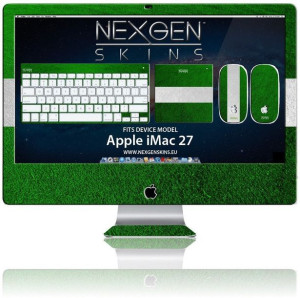 Nexgen Skins - Zestaw skórek na obudowę z efektem 3D iMac 27" (On the Field