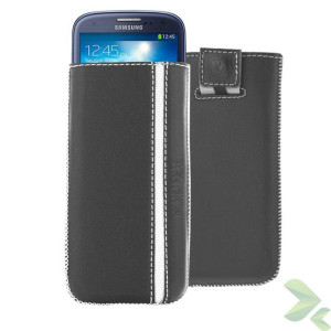 Valenta Pocket Stripe - Skórzane etui wsuwka Samsung Galaxy S4/S III, HTC O