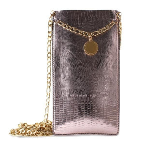 PURO GLAM Chain - Etui uniwersalne do smartfonów z 2 kieszeniami na karty w