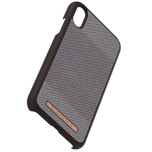 Nordic Elements Saeson Idun - Materiałowe etui iPhone XR (Dark Brown Patter