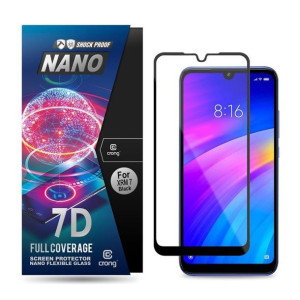 Crong 7D Nano Flexible Glass - Szkło hybrydowe 9H na cały ekran Xiaomi Redm