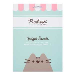 Pusheen - Zestaw 16 naklejek na laptopa / smartfona z kolekcji Foodie