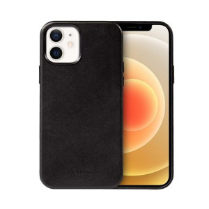Crong Essential Cover - Etui ze skóry ekologicznej iPhone 12 / iPhone 12 Pr