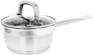 Rondel stalowy z pokrywką grube dno 12cm 0,62L