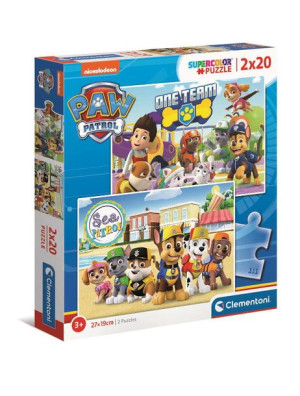 Puzzle Clementoni 2 x 20 el Psi Patrol PAW PATROL