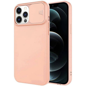 Etui IPHONE 12 PRO Silikonowe z Osłoną na Aparat Nexeri Silicone Lens brzos
