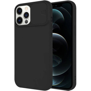Etui IPHONE 12 PRO MAX Silikonowe z Osłoną na Aparat Nexeri Silicone Lens c