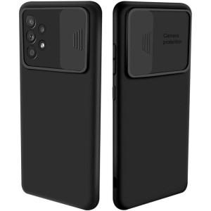 Etui SAMSUNG GALAXY A52 Silikonowe z Osłoną na Aparat Nexeri Silicone Lens