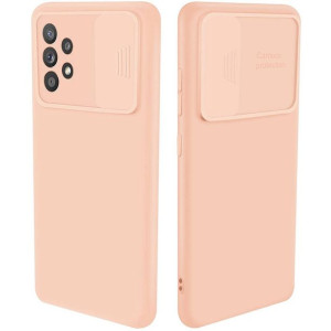 Etui SAMSUNG GALAXY A52 Silikonowe z Osłoną na Aparat Nexeri Silicone Lens