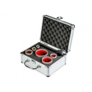 Otwornice  do Gresu w Zestawie 20-68 mm x M14 (6 szt.)