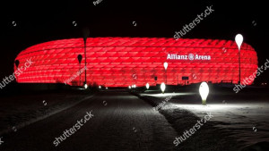 Fototapeta piłka nożna Bayern Monachium - 4 x 2,5 m - lateksowa