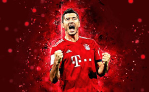 Fototapeta piłka nożna Bayern Monachium II - 3,6 x 2,5 m - lateksowa