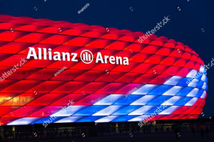 Fototapeta piłka nożna Bayern Monachium II - 3 x 2 m - winylowa