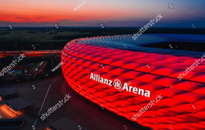 Fototapeta piłka nożna Bayern Monachium II - 3,6 x 2,5 m - winylowa