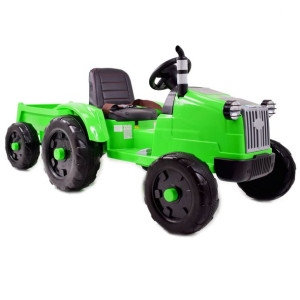 Traktor Na Akumulator Z Przyczepą , Pilotem, Miękkie Siedzenie, Pasy/ch9959