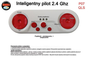 Pilot zdalnego sterowania w technologii 2.4 Ghz  do pojazdów QLS-8588  i in