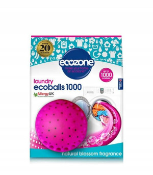 Ecozone Kule piorące Ecoballs na 1000 prań o delikatnym zapachu NATURAL BLO