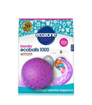 Ecozone Ecoballs kule piorące na 1000 prań, MIDNIGHT JASMINE, jaśminowy zap