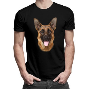 Shepard dog - męska koszulka prezent dla miłośnika psów