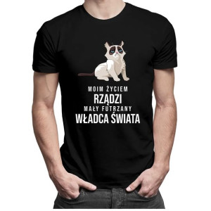 Moim życiem rządzi mały futrzany władca świata prezent dla miłośnika kotów