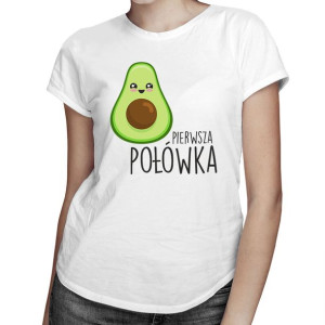 Pierwsza połówka koszulka prezent dla niej walentynki