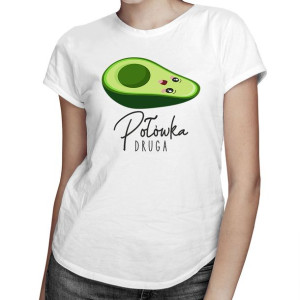 Druga połówka koszulki dla par damki t-shirt prezent