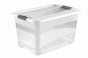 Pojemnik Keeeper Cornelia Crystalbox 52L Transparentny