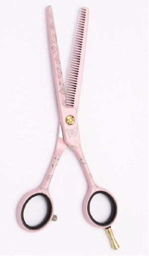 ICE Profesjonalne degażówki fryzjerskie 5,5 butterflies baby pink
