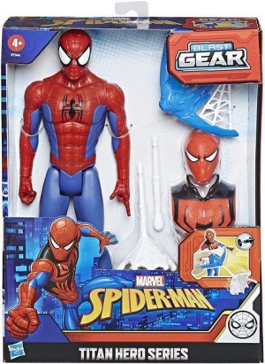 Hasbro Figurka Spiderman + Kusza Blast Gear E7344