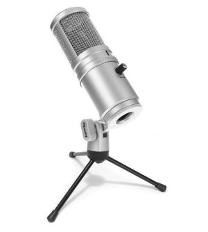 Mikrofon pojemnościowy SUPERLUX E205U USB + statyw