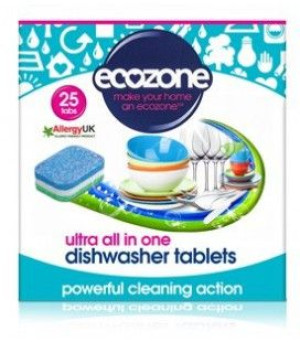Ecozone Tabletki do zmywarki ULTRA wszystko w jednym, 25 szt.