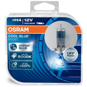 Osram H4 5000k Boost Cool Blue Hyper +50% Xenon