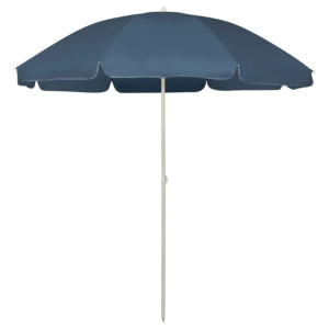 Parasol plażowy, niebieski, 240 cm
