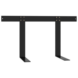 Oparcie do sofy z palet, czarne, 70 cm, żelazo