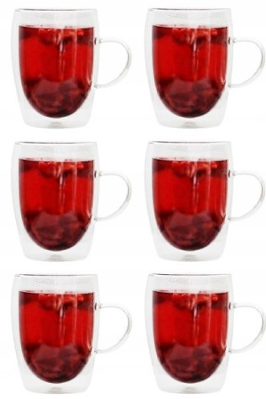 SZKLANKI z podwójną ścianką TEE 300ml KPL 6 SZT