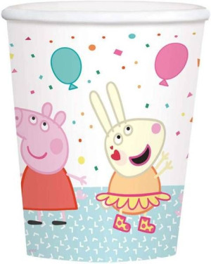 Kubeczki Papierowe Świnka Peppa 8 Szt. Bajka