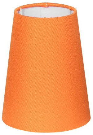 Abażur Cone Stożek (d-12,5 H-15)cm E14 Pomarańczowy