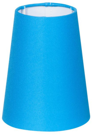 Abażur Cone Stożek (d-12,5 H-15)cm E14 Niebieski